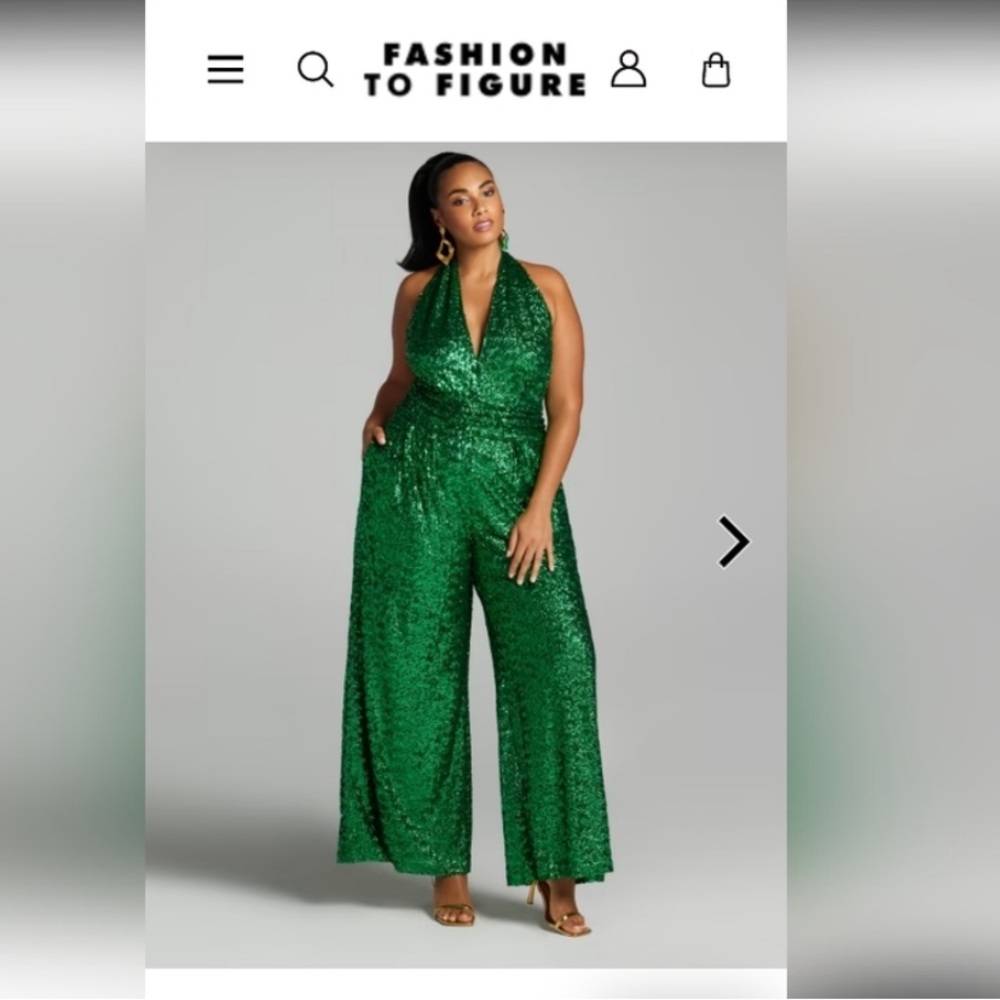 Fashion to Figure Sparkling Green Backless Dress